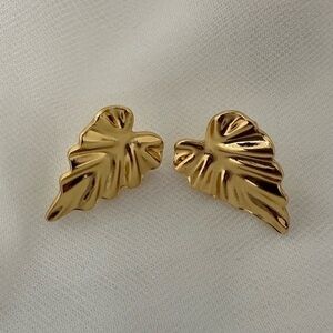 Gold Leaf Earrings